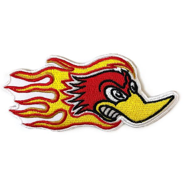 ワッペン クレイスミス ファイヤー 縦4.9×横10.9cm コットン製 アイロンパッチ アイロン ...