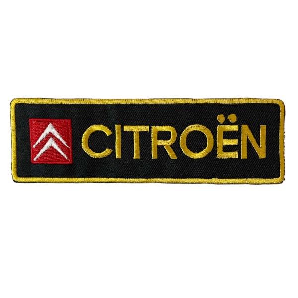 ワッペン CITROEN 縦3.7×横12.4cm コットン製 アイロンパッチ アイロン 大人向け ...