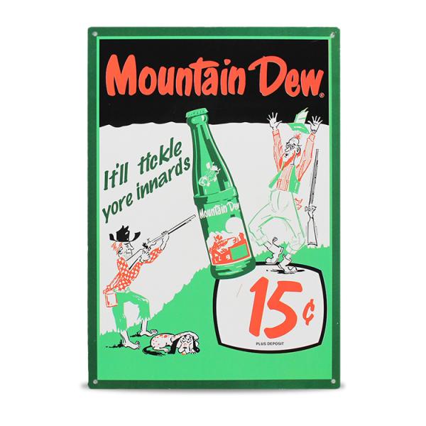 メタルサイン Mountain Dew 15¢マウンテンデュー 15セント MD-11 縦42.7×...