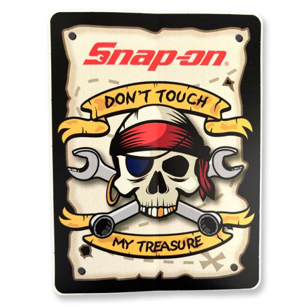 ステッカー Snap-on スナップオン デカール DONT TOUCH MY TREASURE 縦...