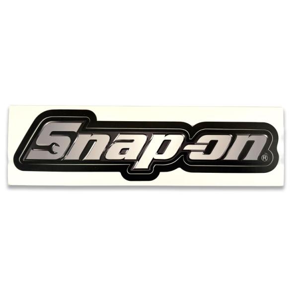 Snap-on スナップオン デカール 長方形 ロゴ 縦5.6×横19.5cm