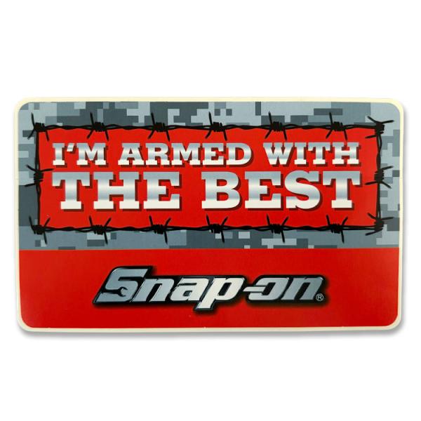 Snap-on スナップオン デカール THE BEST 縦8.4×横14cm