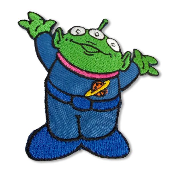 PATCH アイロンワッペン エイリアン 幅7.5×縦7.5cm コットン製 カスタム アメカジ ワ...