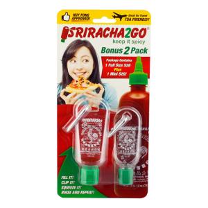 保存容器 調味料入れ シラチャ2GO 持ち運びボトル2個パック