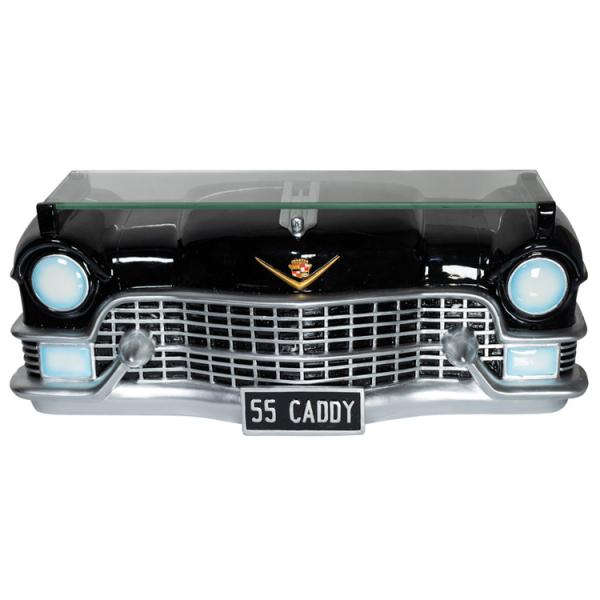 棚 ヴィンテージ クラシック カーシェルフ ( Mサイズ) 55年 キャデラック ブラック 飾り棚 ...