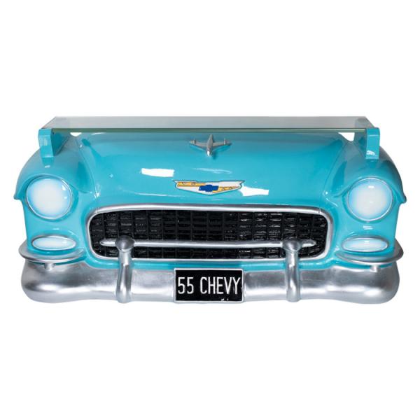 棚 ヴィンテージ クラシック カーシェルフ ( Mサイズ) 55年 シェビー サックス 飾り棚 壁掛...