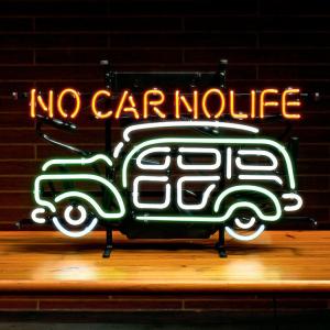 看板 ネオンサイン OKユーズドカー OK USED CARS ネオン菅 GM