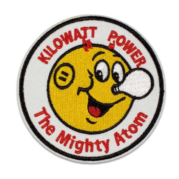 アイロンワッペン 企業系 キャラクター ワッペン アップリケ キロワット パワー カスタマイズ かわ...
