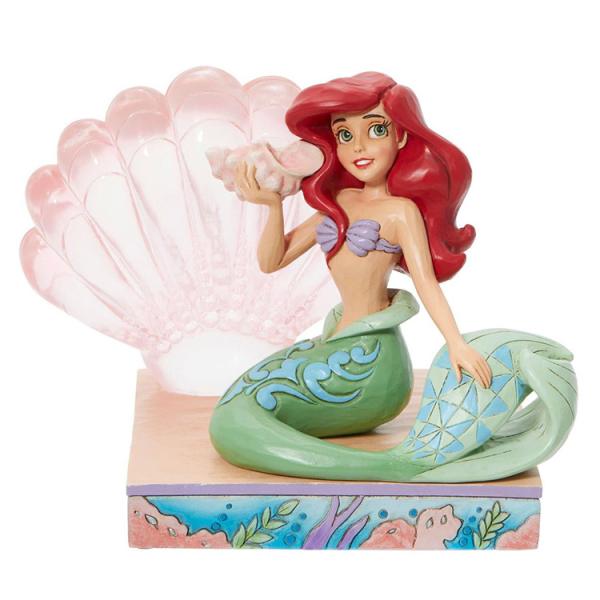 フィギュア ディズニー アリエル クリアーシェル 12.5cm enesco Disney Trad...