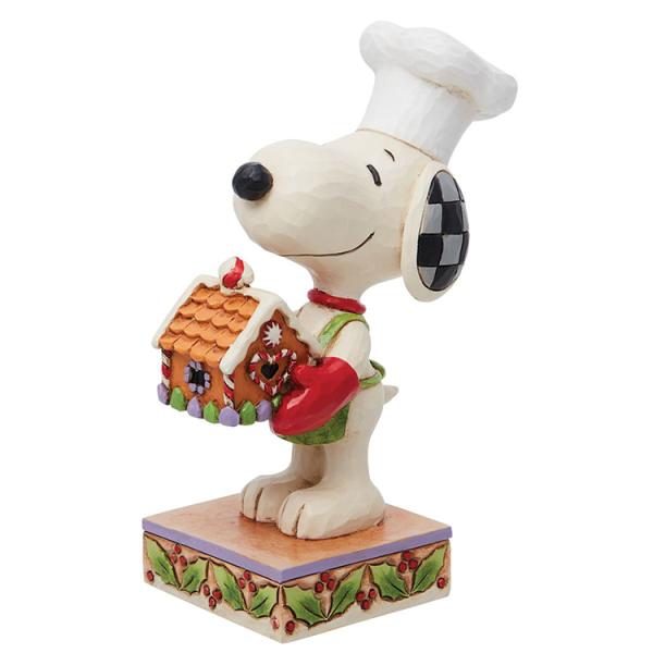 SNOOPY  スヌーピー ジンジャーブレッドハウス クリスマス 12cm スヌーピー enesco...