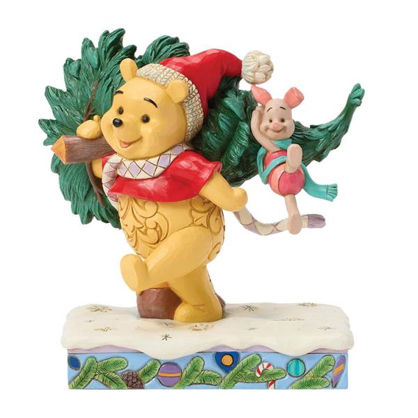 フィギュア プー＆ピグレット クリスマスツリー クリスマス 約16cm enesco Disney ...