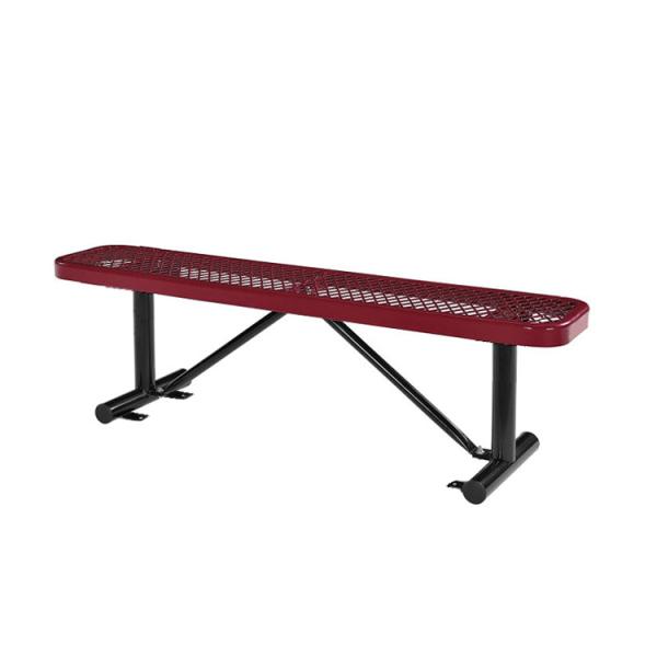 USパークベンチ ショート レッド 公園ベンチ イス チェア エクステリア インテリア アメリカン雑...
