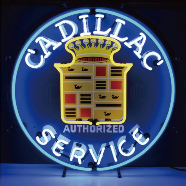 ネオンサイン / キャデラック サービス CADILLAC SERVICE 高さ60×横60×奥行き...