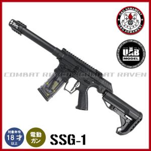 【G&G ARMAMENT】電動ガン CM16シリーズ SSG-1 BK 18才以上用/アサルトライフル/EGC-SSG-001-BNB-NCS/4712972921974〈#0101-0140-BK〉｜combatraven