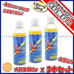 サンダーシュートガスHFC-134aガス 480g 3本セット/不燃性ガス/トラック便/721057