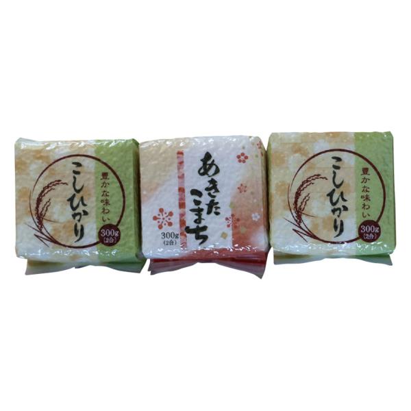 食べくらべ 真空パックのお米