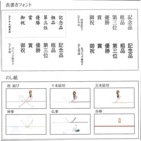 熨斗（のし）のみ