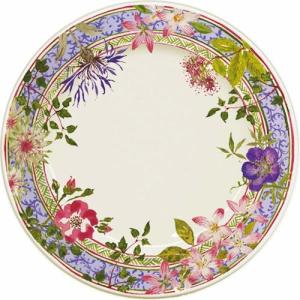 新品未使用　ジアン　Ｇien ロカイユブラン　22.５センチデザートプレート２枚 新品未使用 ジアン Gien ロカイユブラン 22.5センチデザート