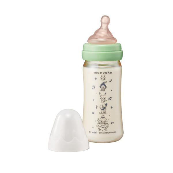 combi コンビ テテオ 授乳のお手本 哺乳びんプラスチック製 240ml Mサイズ乳首付 モンポ...