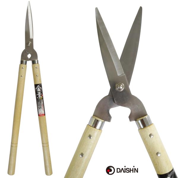 大進 木柄 ステンレス 刈込鋏 大 150ＭＭ 枝きりはさみ 剪定鋏 剪定ばさみ 枝きりはさみ 刈り...