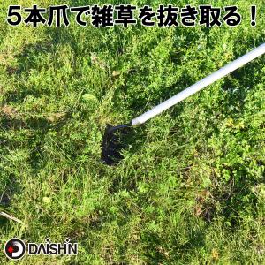 大進 草取りレーキ 龍の爪 長柄 根こそぎ 雑...の詳細画像4
