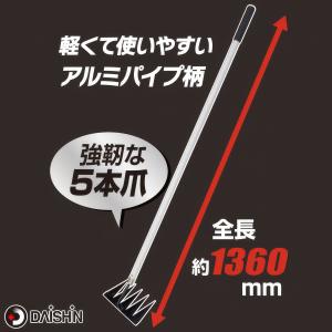 大進 草取りレーキ 龍の爪 長柄 根こそぎ 雑...の詳細画像1
