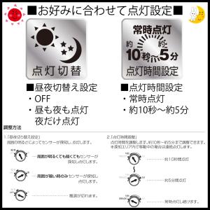 人感 センサー ライト 屋外 LED コンセン...の詳細画像5