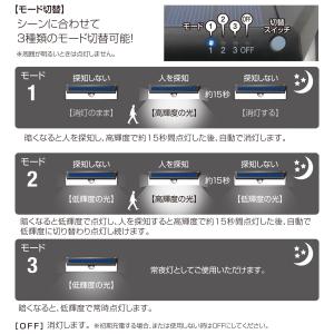 2個セット センサーライト ソーラー ライト ...の詳細画像2