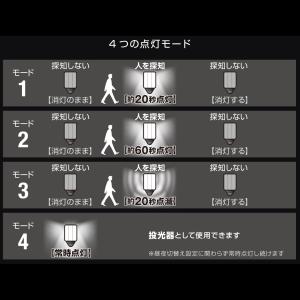 人感 センサーライト コンセント式 屋外用 大...の詳細画像5
