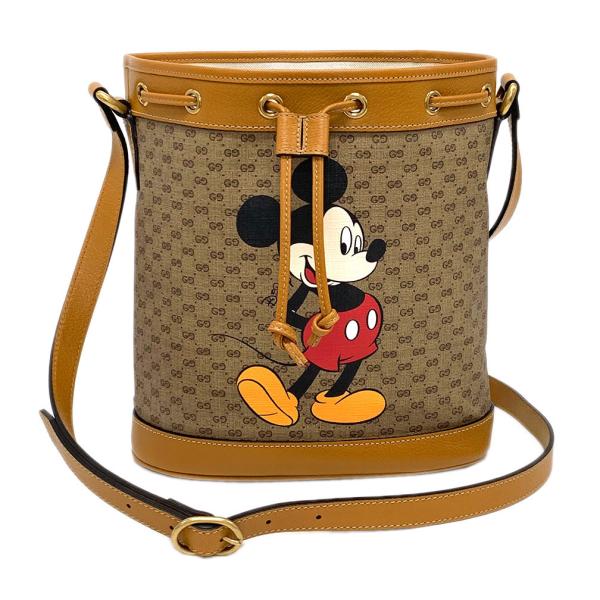 グッチ バッグ 602691-8559 GUCCIxDISNEY ショルダー スモール バケットバッ...