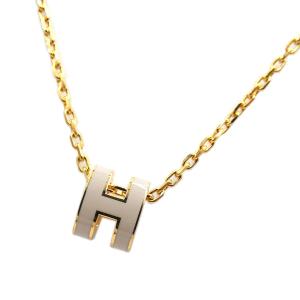 エルメス ネックレス HERMES ペンダント ミニ ポップ アッシュ マロン・グラッセ ゴールド金具 H147992F55 新品｜come