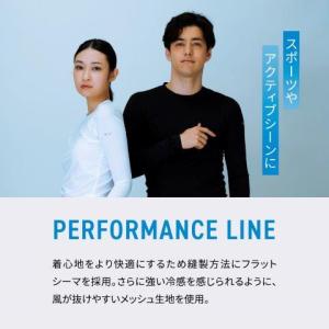【氷撃α】冷感シャツ長袖クルーネック ブラック...の詳細画像4