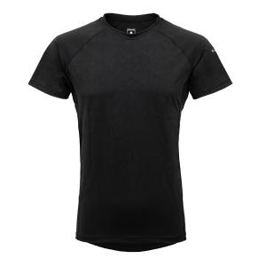 【氷撃】PERFORMANCE LINE 冷感シャツ 半袖 クルーネック ブラック Sサイズ 25151859 フリーズテック