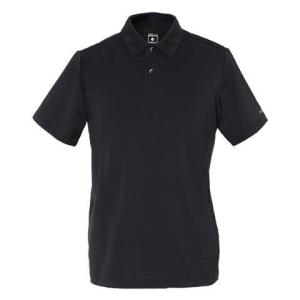 【氷撃α】LIFESTYLE LINE 冷感半袖ポロシャツ ブラック Lサイズ 25151886 フリーズテック