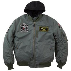 HOUSTON（ヒューストン） MA-1 モーターサイクルジャケット メンズ