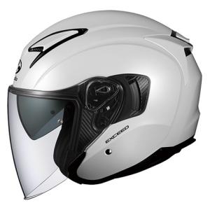 あすつく オージーケーカブト/OGK KABUTO エクシード EXCEED  パールホワイト  サイズL  59~60cm
