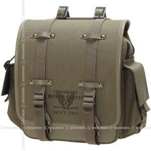 DEGNER カーキ デグナー NB-131 ミリタリーテイストナイロンサドルバッグ