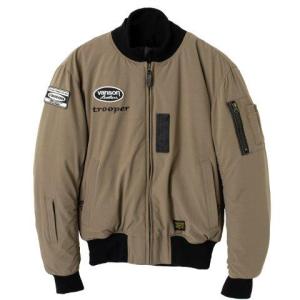 VANSON（バンソン） MA-1ジャケット ベージュ Mサイズ TVS2209W