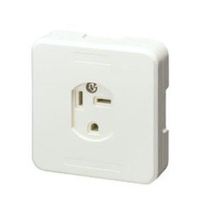 東芝ライテック 抜止接地ダブルコンセント NDG2322E(WW) : 照明器具の