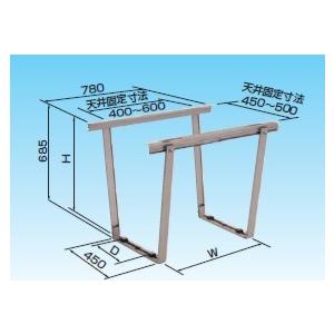 オーケー器材 エアコン室外機架台 アルミキーパー/天井吊金具 K-AS6G｜comfort-shoumei