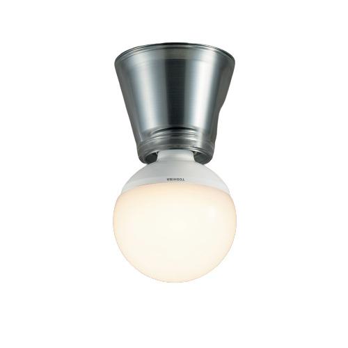 山田照明 LEDシーリングライト ボール球60W相当 非調光 アルミ色 2700K 電球色:LD-2...