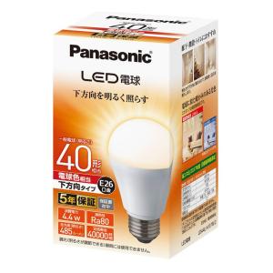パナソニック LED電球 40W形相当 口金E26 下方向タイプ コイズミ：AE49773L 電球色：LDA4L-H/E/W/2