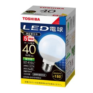 TOSHIBA（東芝） 東芝ライテック LED電球 ボール電球形 口金E26 外径