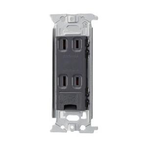 東芝ライテック 抜止接地ダブルコンセント NDG2322E(WW) : 照明器具の