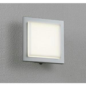 オーデリック LEDエクステリアライト ポーチライト 人感センサ マットシルバー：OG254007