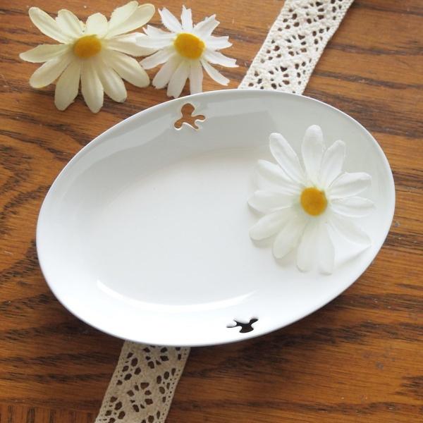 ホーロー雑貨 ホーロー ソープディッシュ ブラン