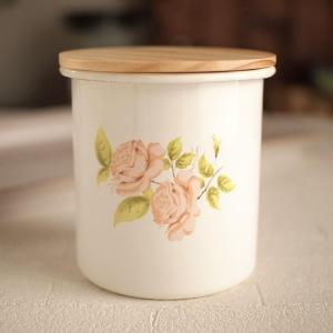 イマン ダイアナローズ 両口片手鍋 ホーロー ミルクパン アンティーク