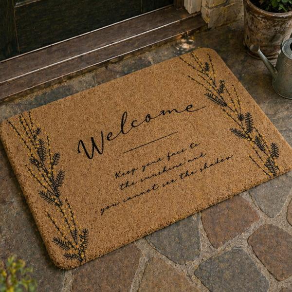 玄関マット ドアマット ミモザ 60×40cm