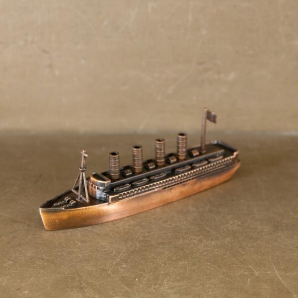アンティーク シャープナー 鉛筆削り オブジェ ミニチュア 客船