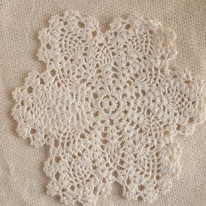 アンティークレース風 カントリー雑貨　クロッシェ　レース　ドイリー　リリーS